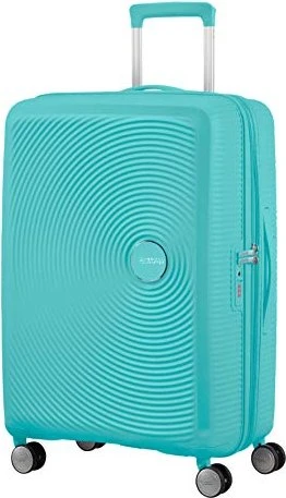 American Tourister Soundbox Spinner erweiterbar M poolside blue