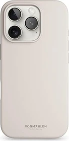 Vonmählen Soft Silicone Case für Apple iPhone 16 Pro Max Cream