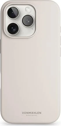 Vonmählen Soft Silicone Case für Apple iPhone 16 Pro Max Cream