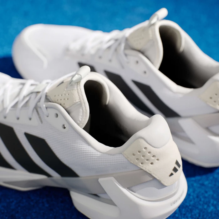 adidas Adizero Ubersonic 5 cloud white/core black/silver metallic (Herren)