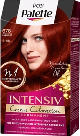 Schwarzkopf Poly Palette Haarfarbe 678 Rubinrot, 128ml
