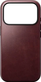 Nomad Modern Leather Case (Horween) für Apple iPhone 17 Pro burgundy chromexcel