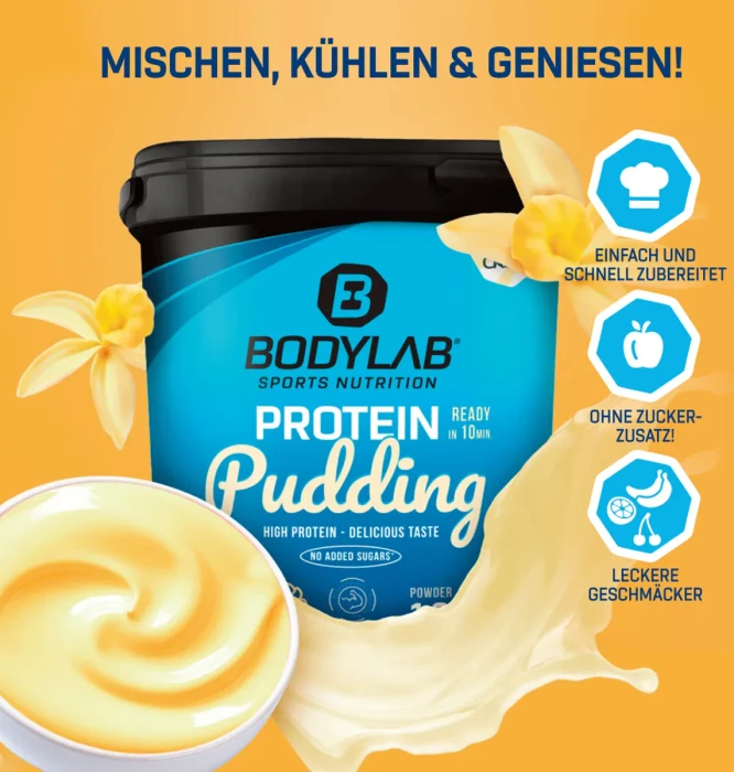 BodyLab24 Protein Pudding Vanille 1kg