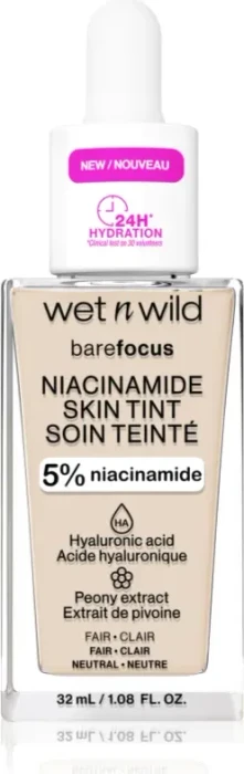 wet n wild BareFocus Niacinamide Skin Tint fair, 32ml