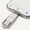 AmazonBasics Dual Thumb Drive Memory Stick 128GB Champagner-Silber, USB-A + USB-C, USB 3.2 Gen 1×1 Vorschaubild
