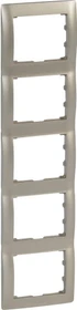 Legrand Galea Life Rahmen 5-fach senkrecht, titanium