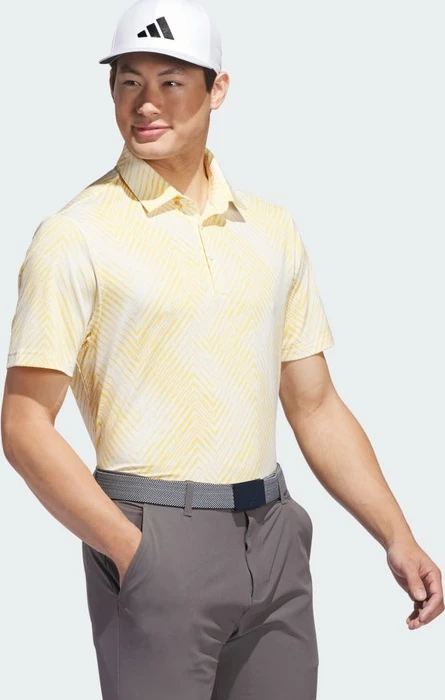 adidas Ultimate365 Allover Print Poloshirt kurzarm ivory/semi spark (Herren)