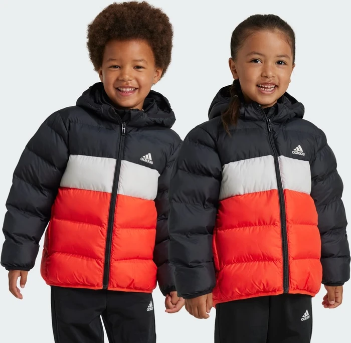 adidas Synthetic Down Funktionsjacke black/grey one/bright red (Junior)