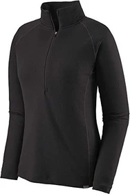 Patagonia Capilene Midweight Zip-Neck Funktionsshirt langarm schwarz (Damen)
