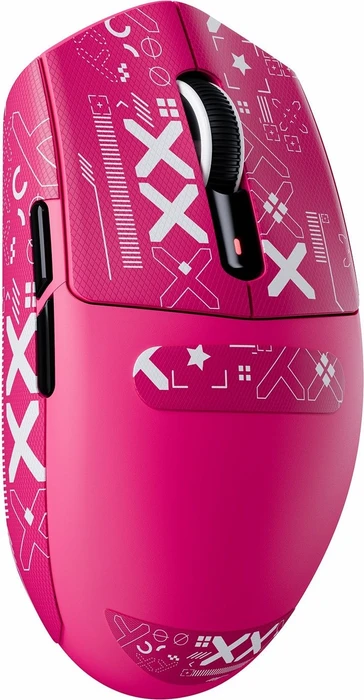 Attack Shark G3 Tri-mode Wireless Gaming Mouse, Berry Red, inkl. Grip Tape, USB/Bluetooth