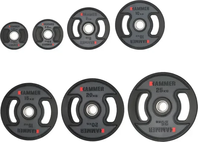 Hammer PU Hantelscheibe 5kg (17042)