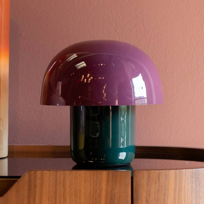 Kare Design Mushroom Tischleuchte lila