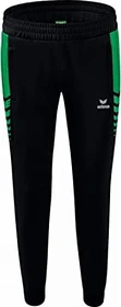Erima Six Wings Worker Trainingshose lang black/smaragd (Damen)