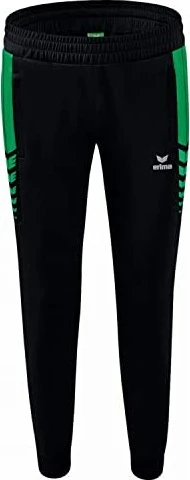Erima Six Wings Worker Trainingshose lang black/smaragd (Damen)