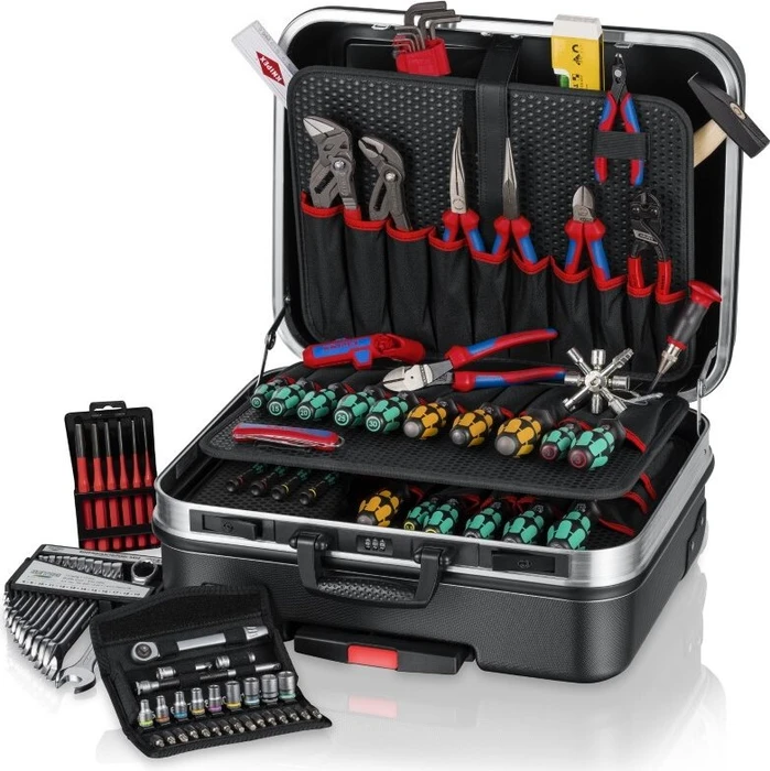 Knipex BIG Basic Move Mechanik Handwerkzeugset inkl. Koffer, 79-tlg.