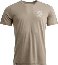 Ortovox 150 Cool Mountain Mission Funktionsshirt kurzarm grey sand (Herren)