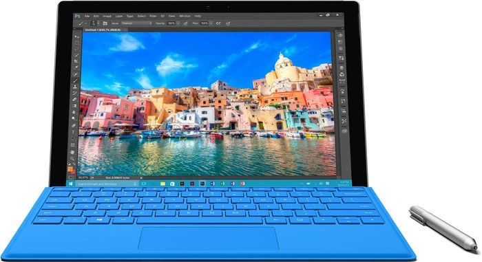 Microsoft Surface Pro 4, Core i5-6300U, 4GB RAM, 128GB, Surface Type Cover, Surface Dock