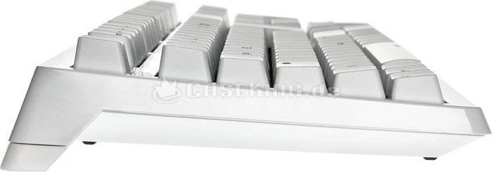 Ducky Shine 4 weiß, LEDs blau/rot, MX BROWN, USB, DE