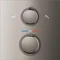 Grohe Allure Thermostat-Wannenbatterie mit integrierter 2-Wege-Umstellung hard graphite gebürstet Vorschaubild