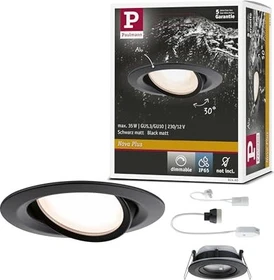 Paulmann Nova rund GU10/GU5.3 Einbauleuchte schwarz