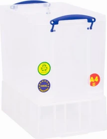 Really Useful Box Aufbewahrungsbox, 19l, transparent