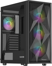 Genesis Diaxid 605 ARGB, schwarz, Glasfenster