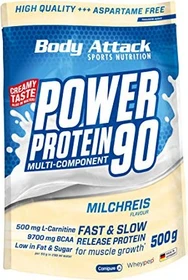 Body Attack Power Protein 90 Milchreis 500g