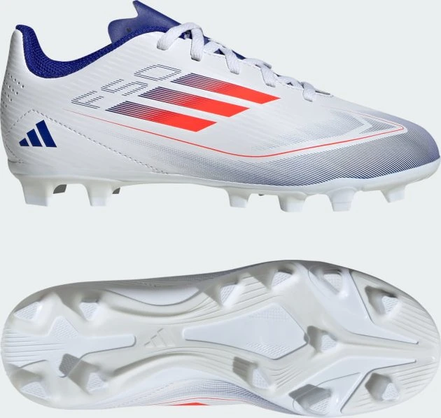 adidas F50 Club Flexible Ground Boots cloud white/solar red/lucid blue (Junior)