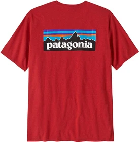 Patagonia P-6 Logo Responsibili-Tee T-Shirt kurzarm amanita red (Herren)