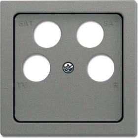 Busch-Jaeger Busch-balance SI Zentralscheibe 50x50mm, graumetallic
