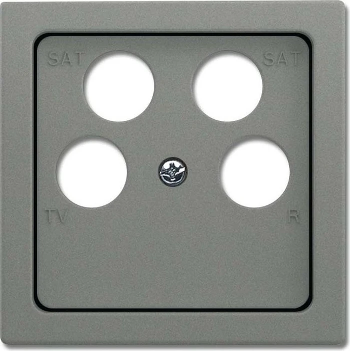 Busch-Jaeger Busch-balance SI Zentralscheibe 50x50mm, graumetallic