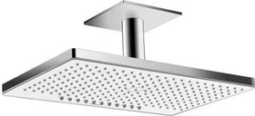 Hansgrohe Rainmaker Select Kopfbrause 460 2jet EcoSmart mit Deckenanschluss chrom/weiß