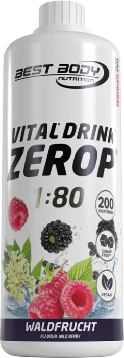 Best Body Nutrition Vital Drink Zerop Waldfrucht 1l