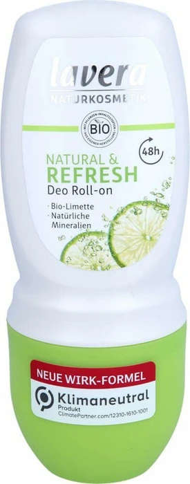 Lavera Natural & Refresh Bio Limette Deo Roll-On, 50ml