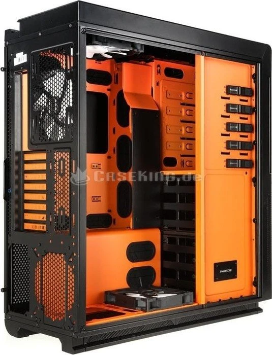 Phanteks Enthoo Primo SE schwarz/orange, Acrylfenster