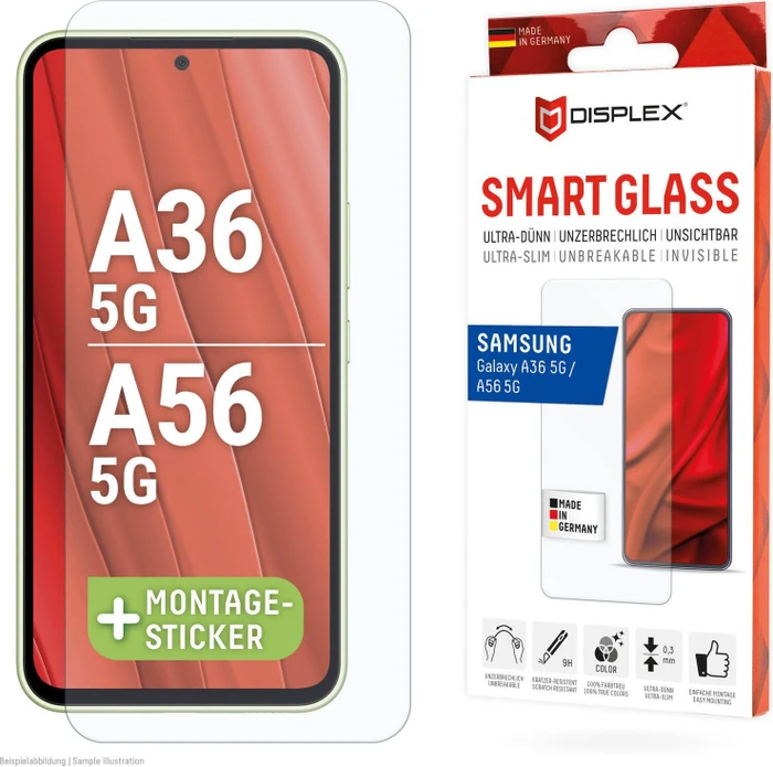 Displex Displayschutzfolie für Samsung Galaxy A36 5G/A56 5G