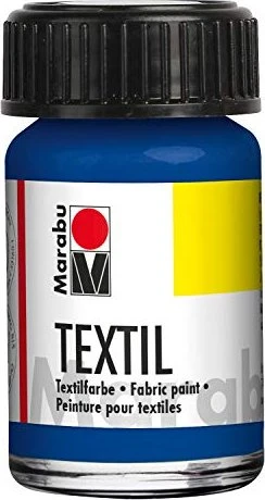 Marabu Textilfarbe, mittelblau, 15ml