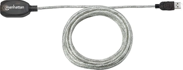 Manhattan USB 2.0 aktives Verlängerungskabel A/A, 5m