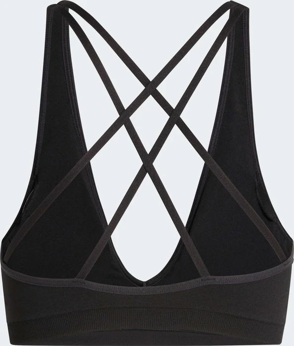 adidas Workout Essentials Knit Light Support Sport-BH schwarz (Damen)