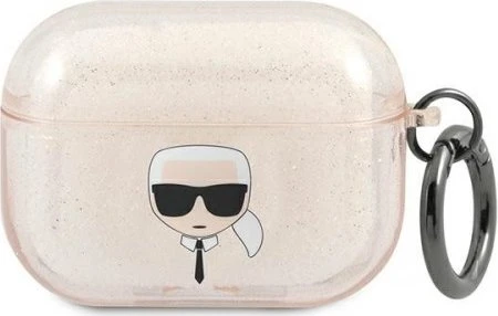 Karl Lagerfeld AirPods Pro Case Glitter gold