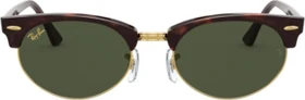Ray-Ban RB3946 Clubmaster Oval Legend Gold 52mm mock tortoise/green classic