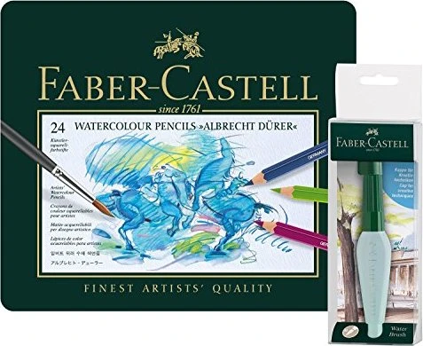 Faber-Castell Albrecht Dürer Aquarellstift sortiert, 24er-Set