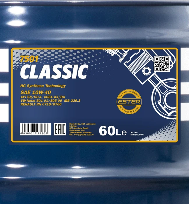Mannol Classic 10W-40 60l