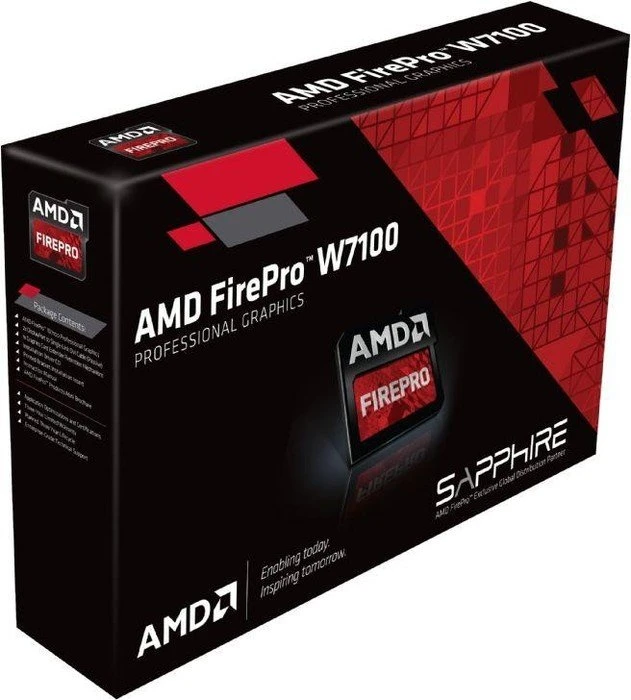 AMD FirePro W7100, 8GB GDDR5, 4x DP