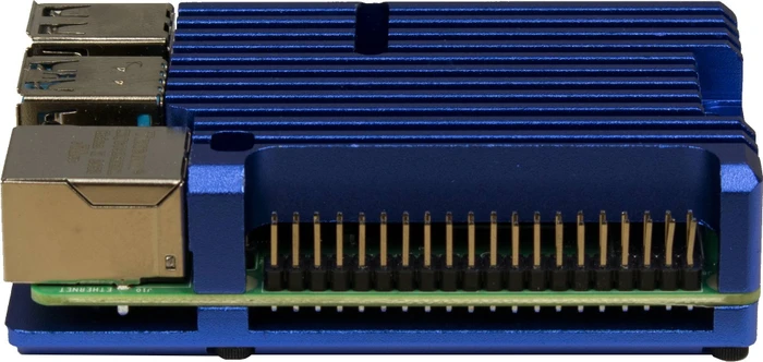 Inter-Tech ODS-721 für Raspberry Pi 4B Case für Raspberry Pi 4 Modell B, schwarz