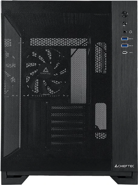 Chieftec Visio Air, schwarz, Glasfenster
