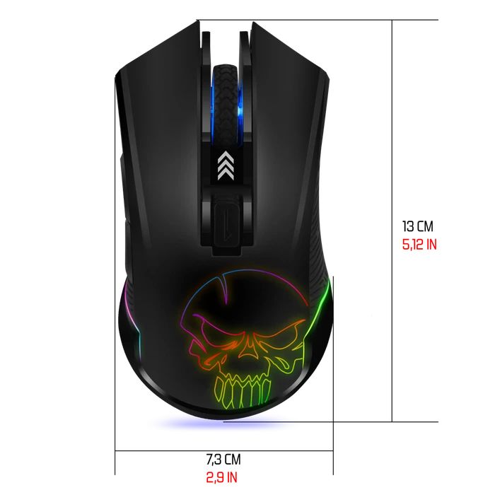 Spirit of Gamer ELITE-M20 Wireless Gaming Mouse schwarz, USB