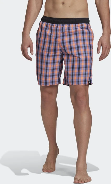 adidas Classic-Length Check Badeshorts (Herren)