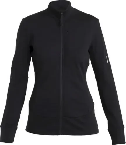 Icebreaker 260 Quantum Long Zip Funktionsjacke schwarz (Damen) (BA56XQ-001)