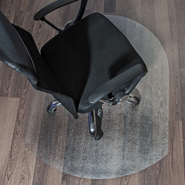 Floortex Cleartex Advantagemat konturierte Bodenschutzmatte für Hartböden, transparent, Vinyl